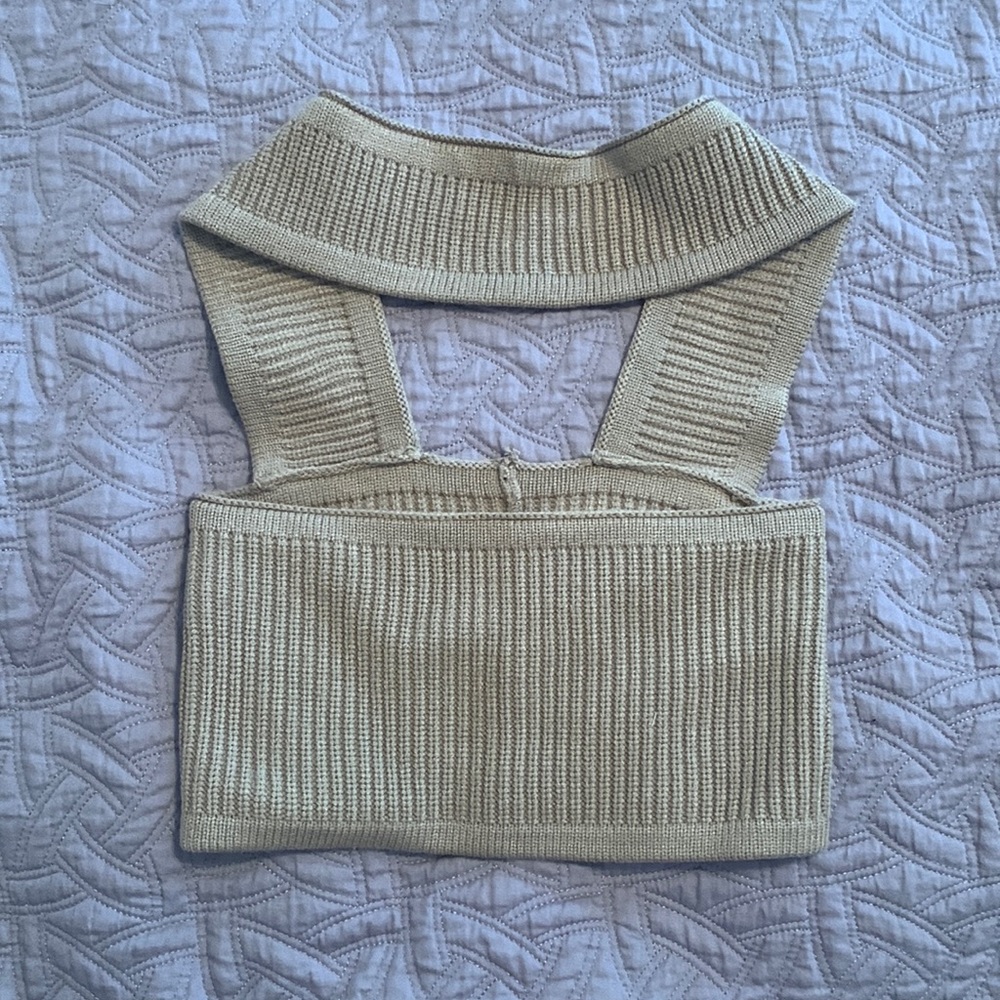 Sweater crop top